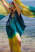 Silk Habotai Cold Shoulder Kimono Dress Vacances